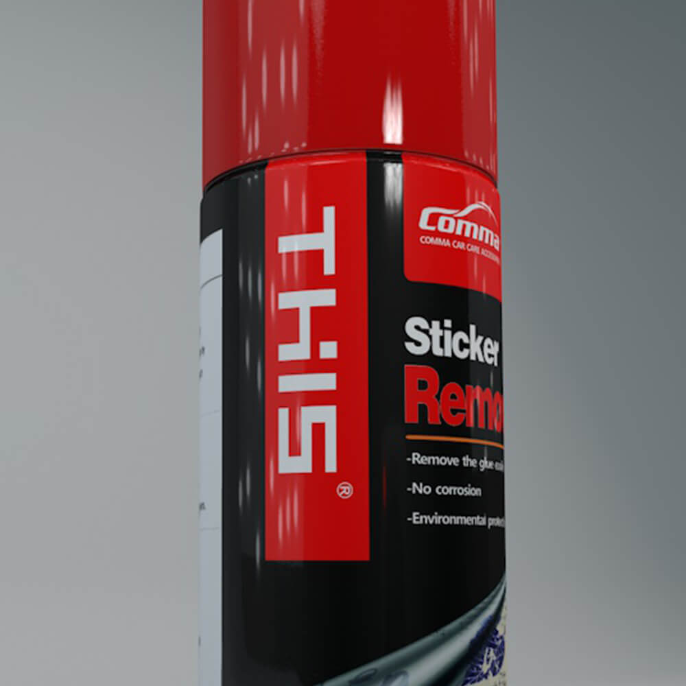 Shinezol Clear Sticker Remover Spray, Grade Standard: Technical